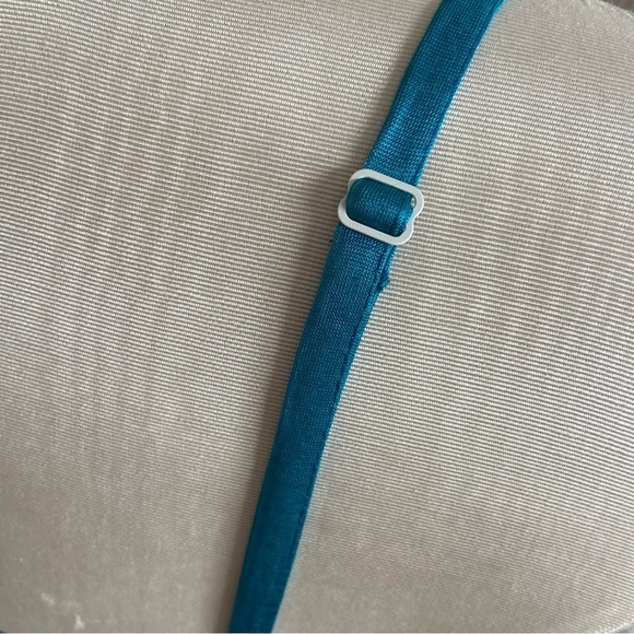 Xis Clothing Vintage Y2K Teal and Cream Floral Tank Top Women’s Size Small - Picture 6 of 9